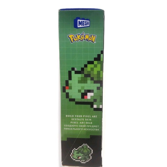 MEGA Pokemon Bulbasaur Pixel Building Kit - 374 pc - 13+ NIB Sealed NM W/ Stand - Picture 4 of 8